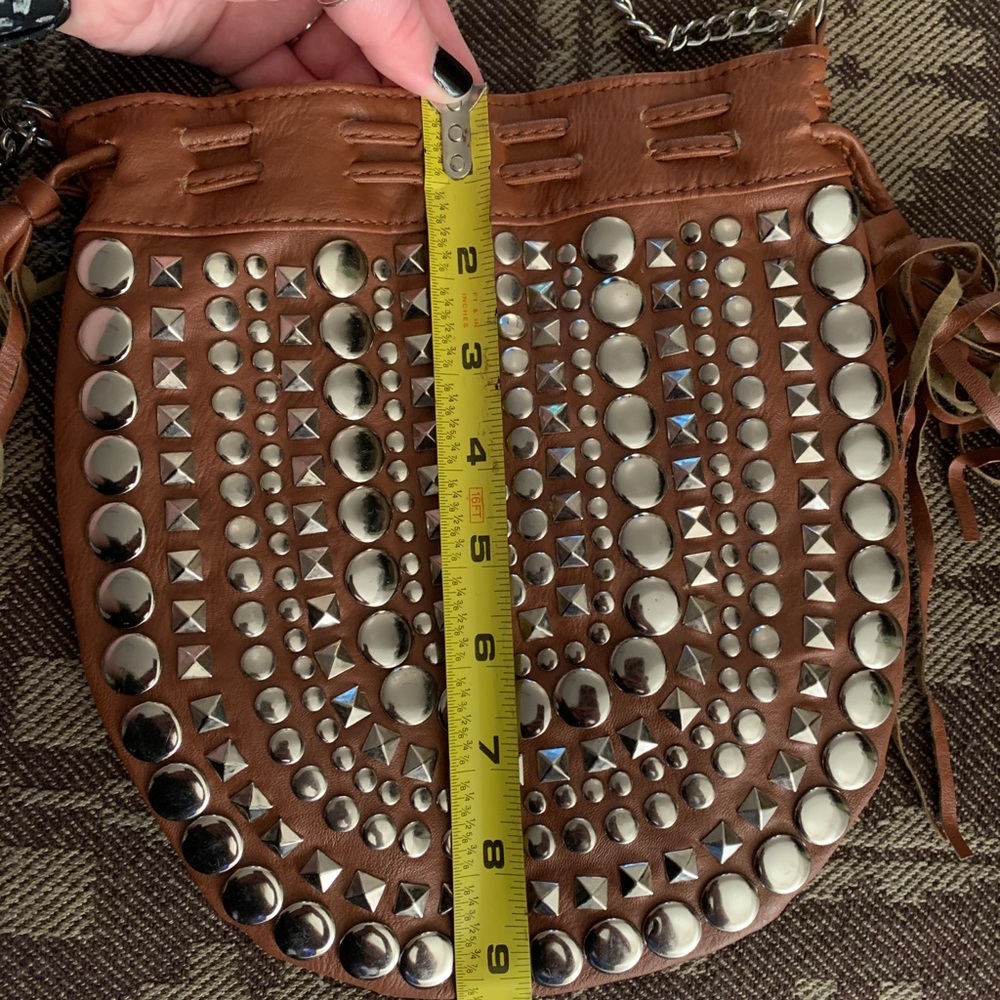 Drawstring Leather Mini Crossbody - image 4